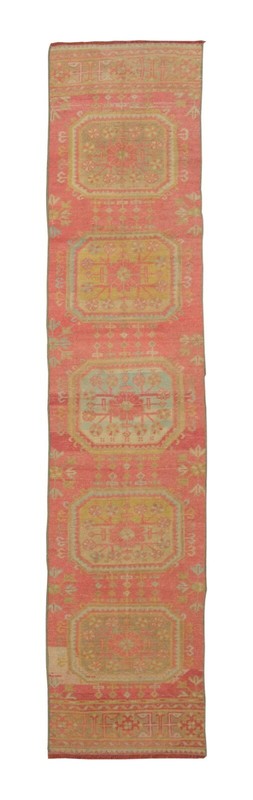 2'2 X 10'6 feet Runner Rug,Turkish Runner,Vintage Runner,Oushak Rug,Floor Rug gallery