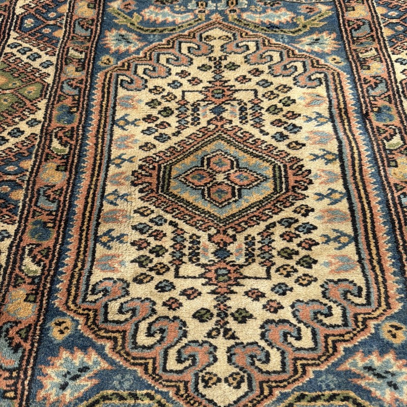 Vintage wool Oriental Area Rug Accent 50”-33” gallery