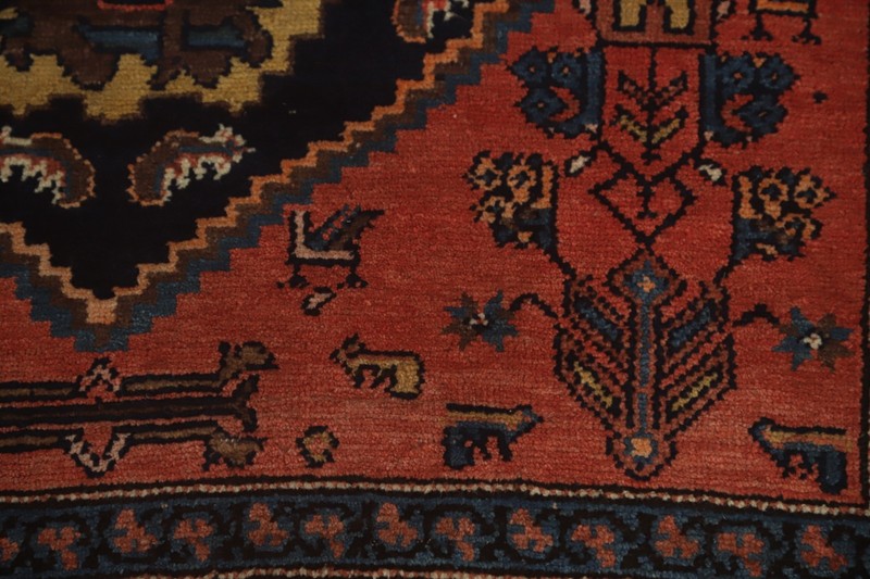 Pre-1900 Vegetable Dye Traditional Handmade 17 ft Long Runner Antique Rug 4x17 gallery