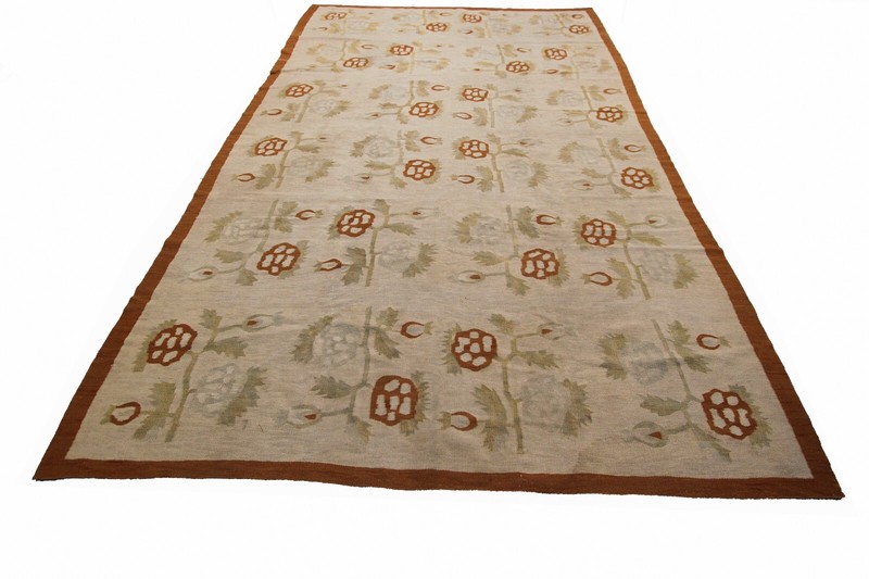 6x9 Antique Authentic Handwoven Bessarabian Kilim 175cmx 264cm gallery