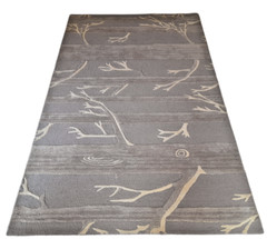 Baige Handmade High Quality Carpet 100% Wool Area Rug Modern Area Rug