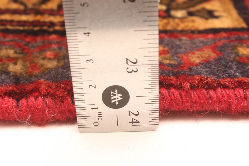 3'8" x 9'11" Vintage Hand-knotted Runner Rug Traditional Oriental Wool Carpet gallery
