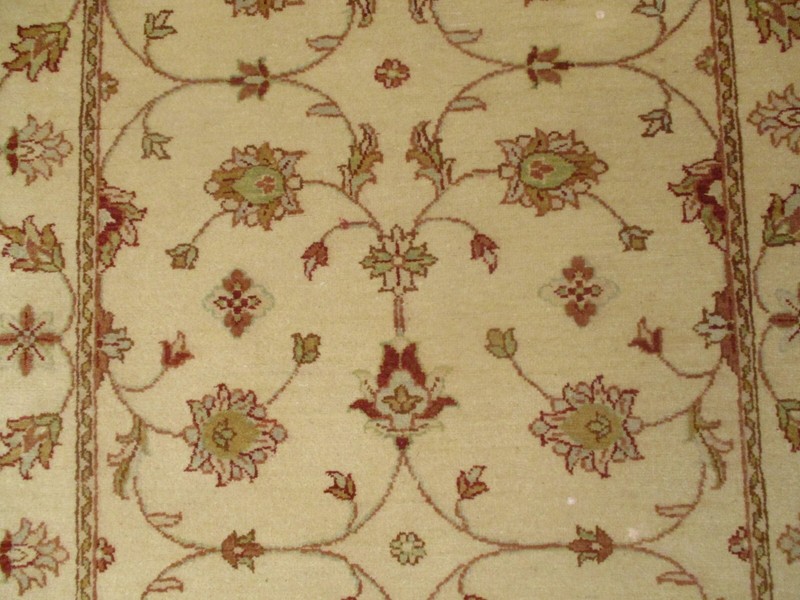 4x10 All-Over Pattern Wide Runner Farahan Handmade-Knotted Rug Wool 580343 gallery