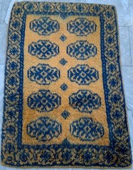 Vintage Mid-Century Scandinavian: Long-Pile Rya Shags, Traditional Rug (2×4 ft.)