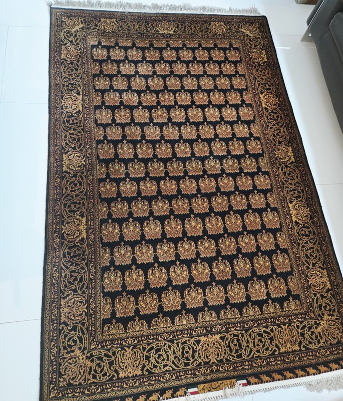 Extra Fine Genuine Handmade Middle Eastern Rug Versace Design Silk Base gallery