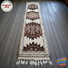 3×15 Runner Hand Made Turkish Rug Extra Long Hallway Rug Kitchen Decor – NO DYES