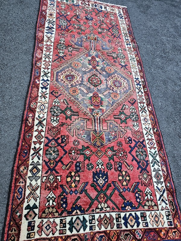 3.3 x 7.6 ANTIQUE KAZAK VINTAGE HERIZ RUG CAUCASIAN SERAPI OUSHAK KAZAK SHIRVAN gallery