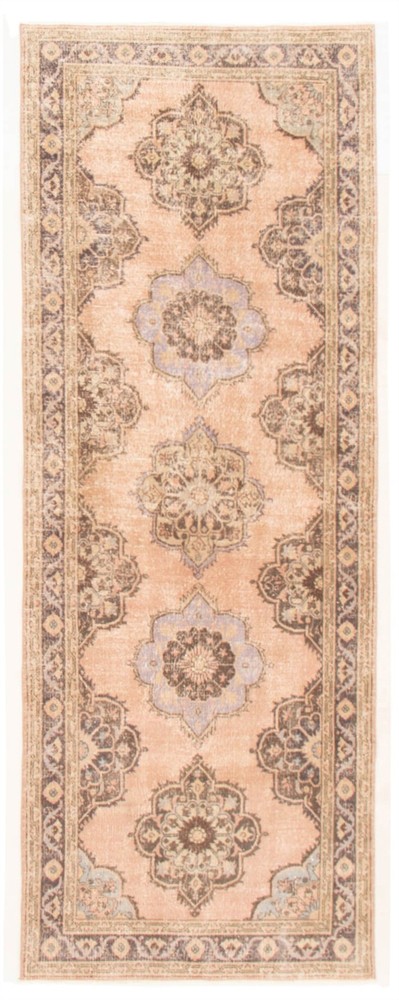 Traditional Vintage Hand-Knotted Area Rug 4'11" x 12'8" Oriental Wool Carpet