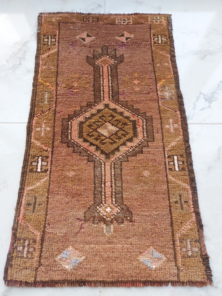 Rare Antique Carpet Rug, 2x3 Home Desing Rug, Handmade Natural Rug Turkish Rug