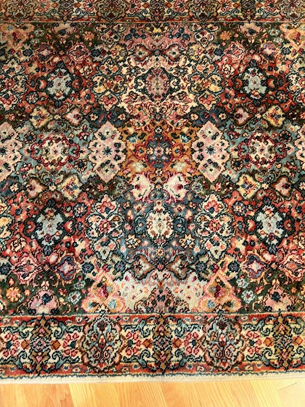 KARASTAN CARTOUCHE PATTERN# 607 WOOL RUG ~ 4ft 3in X 5ft 6in gallery