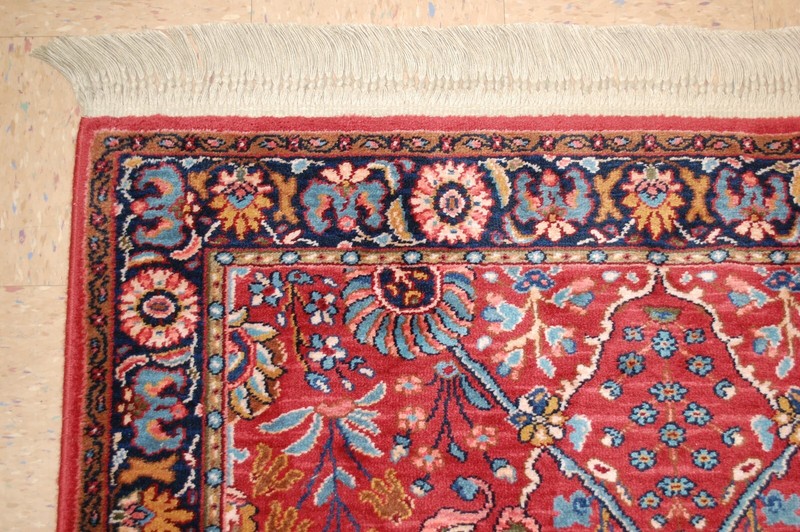 VERY RARE AUTHENTIC AMERICAN KARASTAN ISPAHAN PATTERN # 766 RUG SIZE 4'3" x 6' gallery