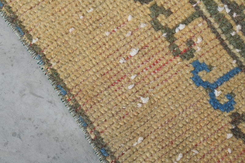 Turkish Rug Runner Hand-Knotted Carpet Vintage Runner Oushak Rug 3x10 ft,720 gallery