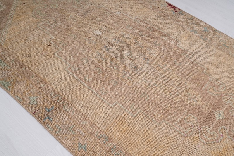4x8 ft Rug Handmade Faded Turkish Carpet Vintage Area Rug Oushak Rug Antique 219 gallery