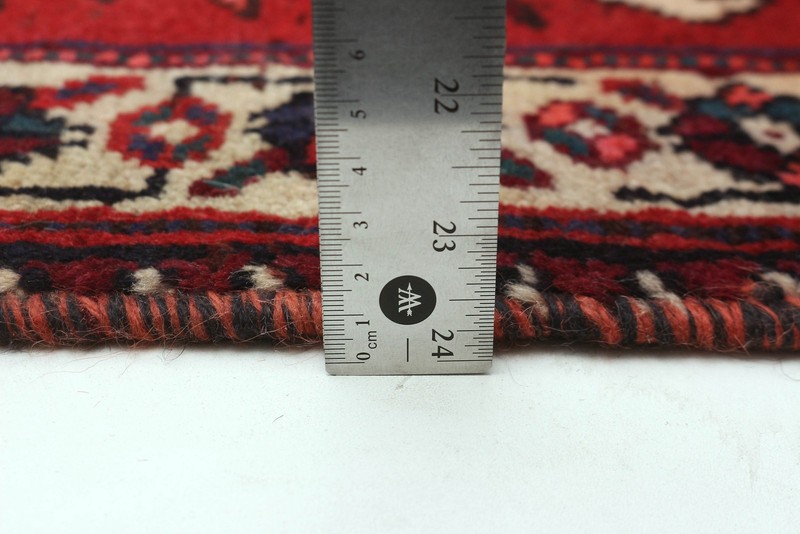 Vintage Geometric Area Rug 3'4" x 5'2" Traditional Hand-Knotted Wool Carpet gallery