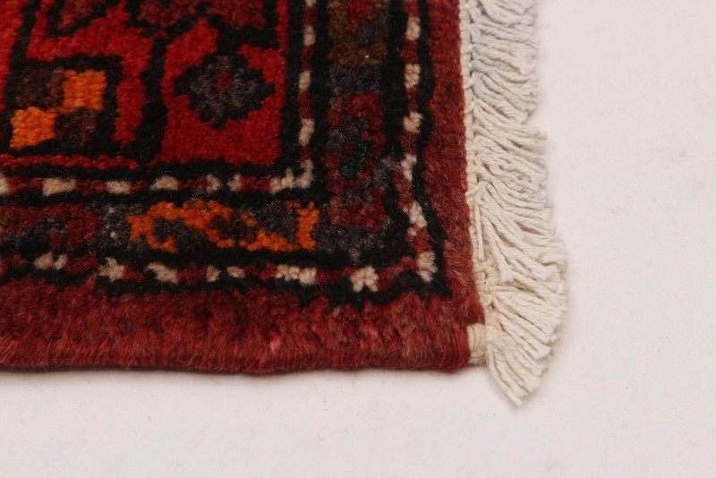 3'7" x 9'11" Vintage Hand-knotted Runner Rug Traditional Oriental Wool Carpet gallery