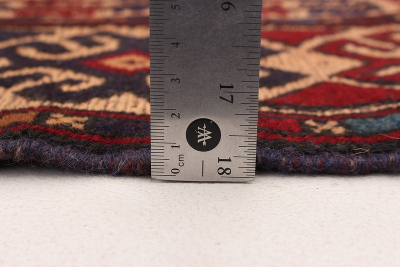 Vintage Traditional Hand-Knotted Area Rug 4'0" x 6'3" Oriental Wool Carpet gallery