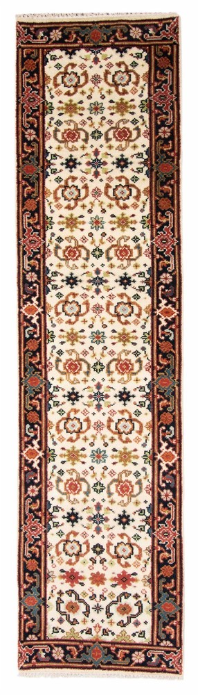 Vintage Hand-knotted Runner Rug 2'6" x 9'10" Traditional Oriental Wool Carpet