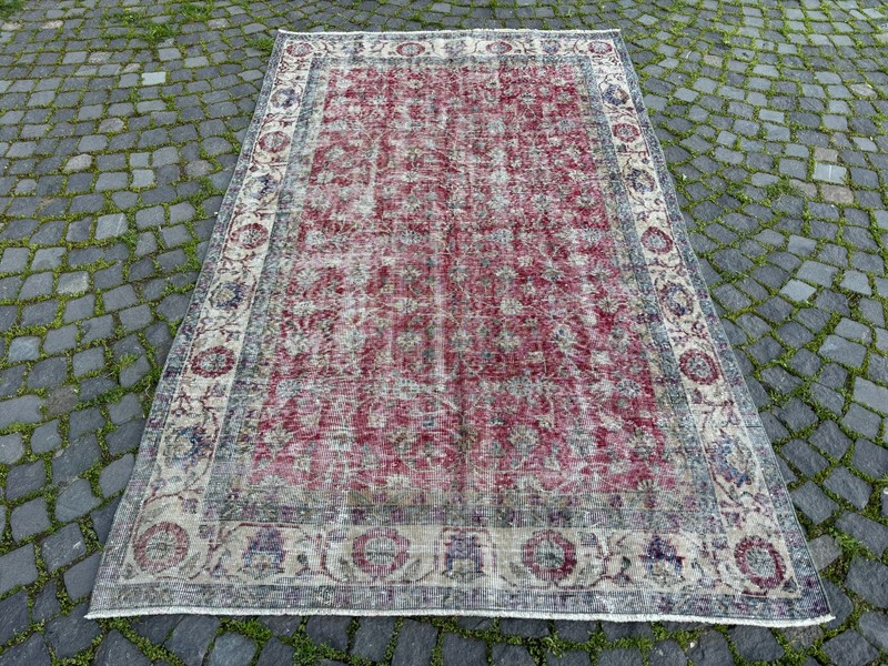 Large rug, Turkish rug, Wool rug, Vintage rug, Handmade rug | 5,3 x 8,7 ft gallery