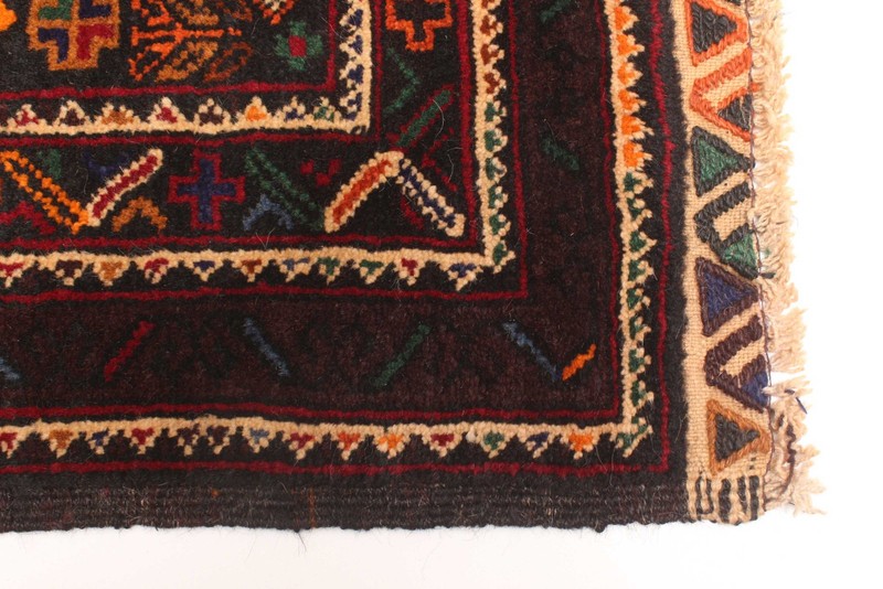 Vintage 3'4" x 5'6" Traditional Hand Knotted Vegetable Dye Wool Area Rug gallery