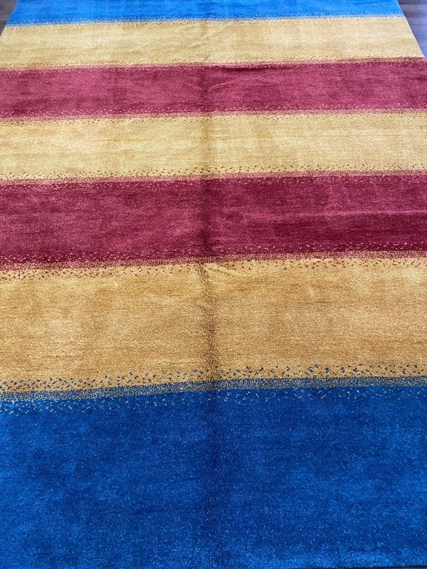 Fine Quality Handmade Nepalese Tibetan Modern Rug,Thick Pile,Natural Dyes 8'x11' gallery