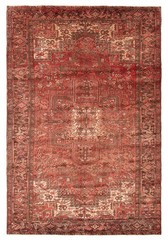 Vintage Hand-Knotted Area Rug 7’9″ x 11’6″ Traditional Oriental Wool Carpet