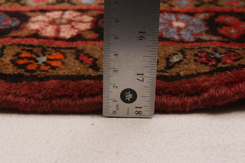 3'8" x 10'7" Vintage Hand-knotted Runner Rug Traditional Oriental Wool Carpet gallery