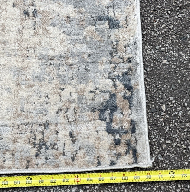 Nourison Quarry QUA01 Beige Grey Abstract Area Rug 6' x 9' Modern Indoor gallery