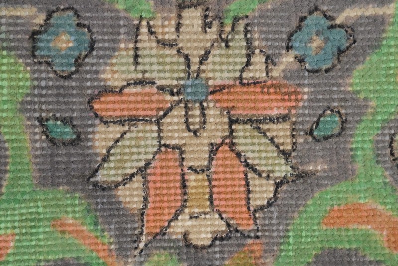 Vintage Wool Traditional Orange Area Rug 7x10 ft Hand-knotted Floral Carpet gallery