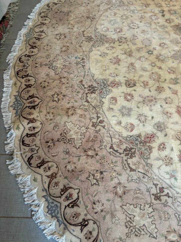 11X11HANDMADE RUG MASTERPIECE ONE OF THE KIND WOOL AND SILK OVER SIZE gallery