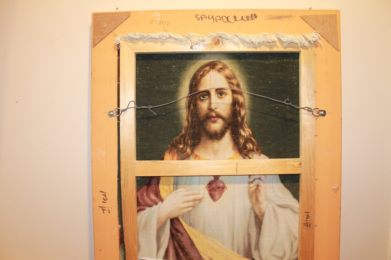 Persian Tabriez Jesus Picture Rug gallery