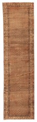 Vintage Hand-knotted Runner Rug 3’4″ x 13’4″ Traditional Oriental Wool Carpet
