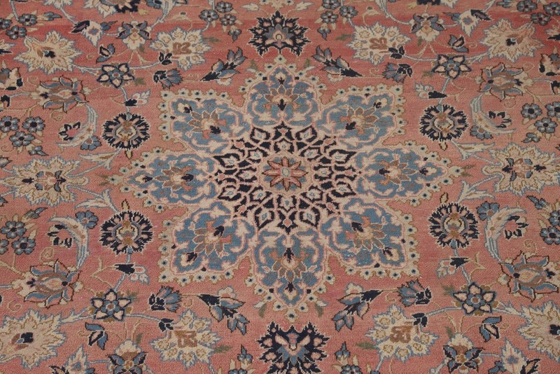 Vintage Pink Classic Area Rug 7x10 Floral Traditional Room Size Wool Carpet gallery