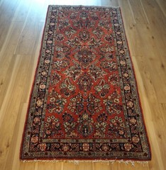 Antique Sarouk Rug 3’3″x6’11”