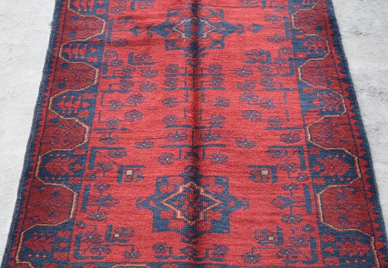 2'8 x 3'10 ft Hand knotted afghan tribal khal muhammadi area rug, 3x5 small rug gallery