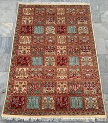 High quality Handmade Afghan Compartment Rug Wool Area Rug 4×6 ft Free Ship