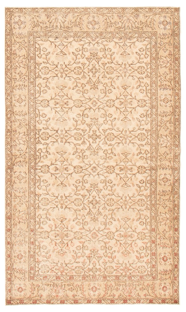 Traditional Vintage Hand-Knotted Carpet 3'11" x 6'9" Wool Area Rug