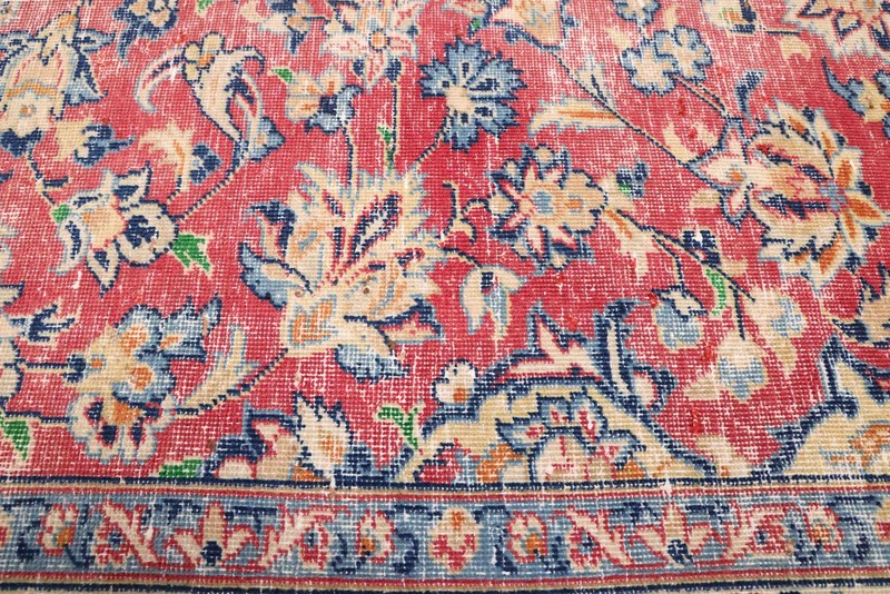 Vintage Hand-Knotted Area Rug 9'9" x 12'8" Traditional Oriental Wool Carpet gallery