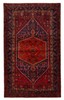 Vintage Hand-Knotted Area Rug 4'11" x 8'2" Traditional Oriental Wool Carpet gallery