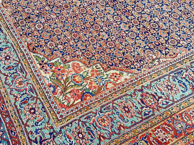 Auth: Antique Tabrize RARE Triclinium UNIQUE Organic Wool Beauty 10x14 NR gallery