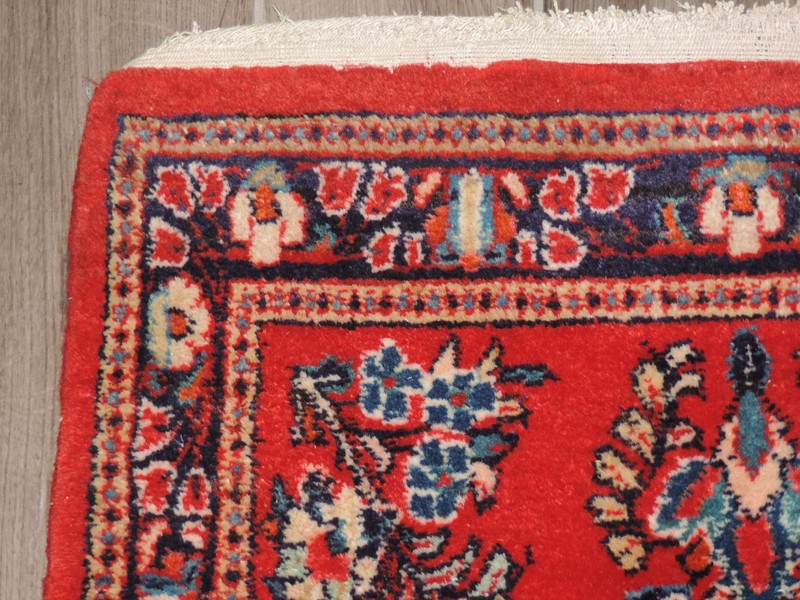 2x6ft. Vintage Sarouk Wool Runner gallery