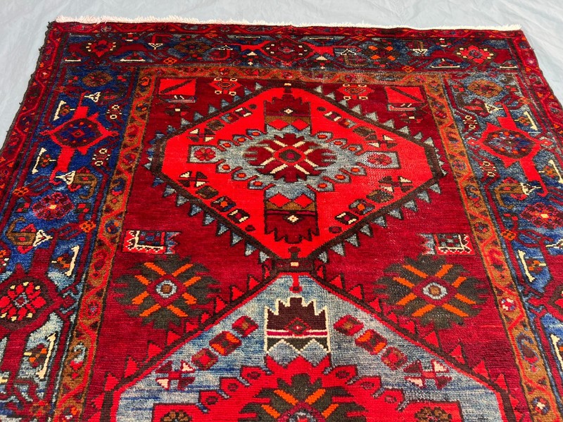4'2 x 6'9 ft Vintage Turkish-Inspired Medallion Design Soft Wool Rug Bedroom Rug gallery
