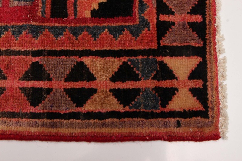 Vintage 3'9" x 6'8" Traditional Hand Knotted Vegetable Dye Wool Area Rug gallery