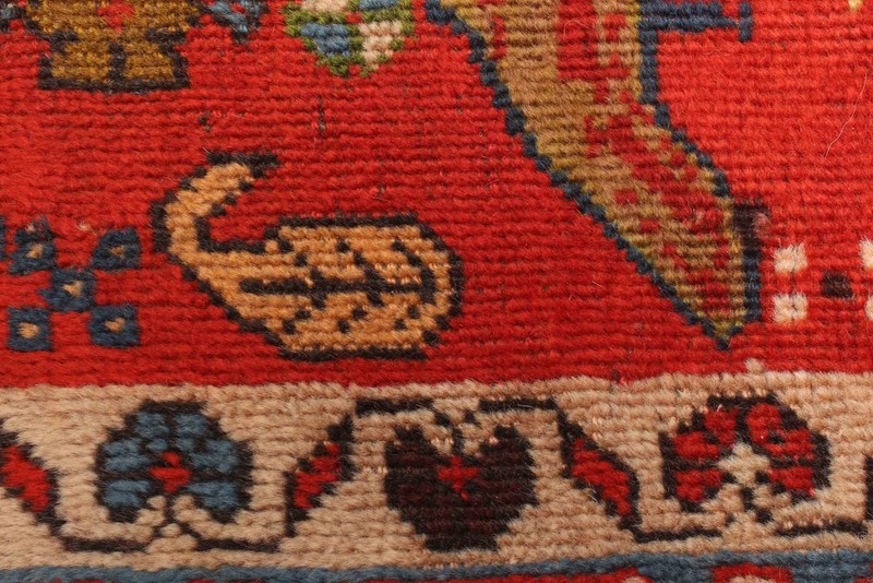 Vintage Hand-Knotted Area Rug 3'5" x 5'1" Traditional Oriental Wool Carpet gallery