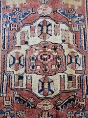 4.1 x 14.2 ANTIQUE CAUCASIAN HERIZ SERAPI KAZAK VINTAGE USHAK TRIBAL RUNNER