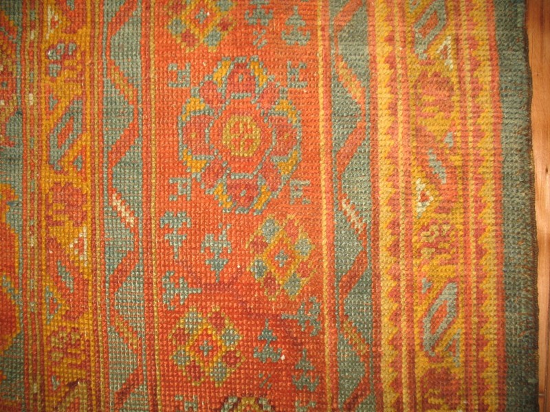 Antique Decorative Turkish Oushak Ushak Rug Palace Size 15'5''x23' gallery