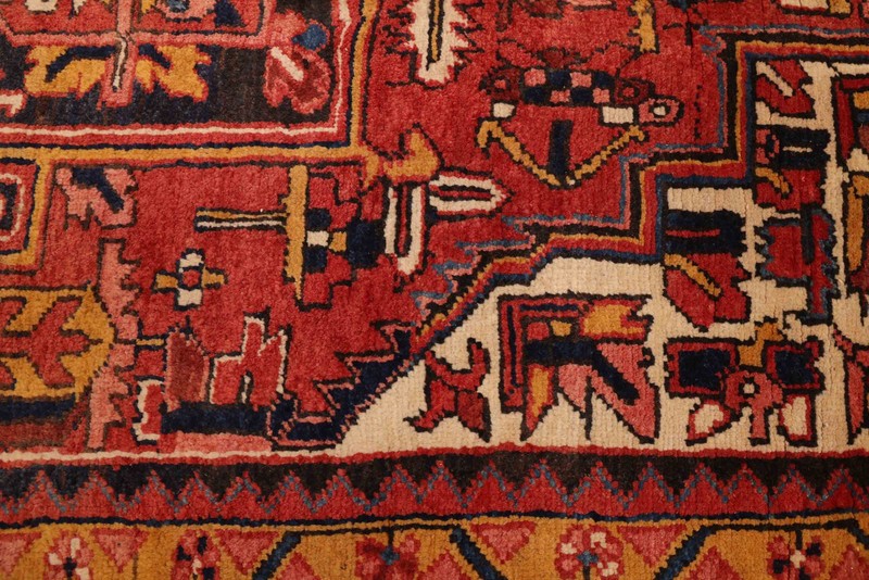 Traditional Vintage Hand-Knotted Area Rug 8'10" x 12'3" Oriental Wool Carpet gallery