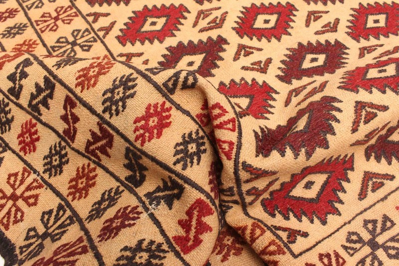 Vintage 4'5" x 6'4" Traditional Wool Hand Woven Oriental Area Rug gallery
