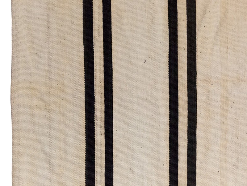 Vintage Minimal Kilim Rug,Striped Kilim Rug,Turkish Kilim Rug, 4'8 x 6'11 ft gallery