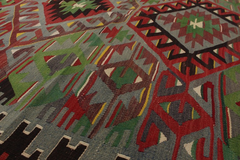 Vintage Hand Woven Area Rug 5'0" x 9'10" Traditional Wool Oriental Carpet gallery
