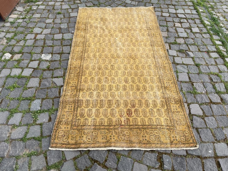 Home Decor Rug, Turkish Vintage Rug, Boho Decor Rug, 3,6 x 6,6 ft gallery